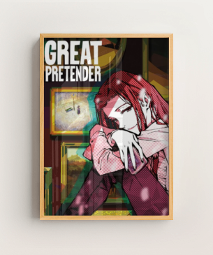 Quadro e poster Great Pretender Info - Quadrorama