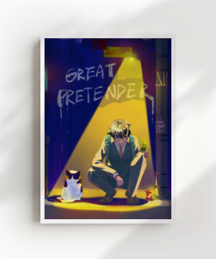 Quadro e poster Great Pretender Info - Quadrorama