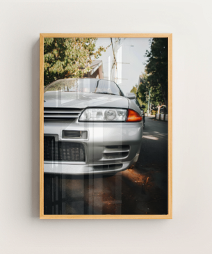 Quadro e poster Nissan Skyline GT-R R32 1991 - Quadrorama