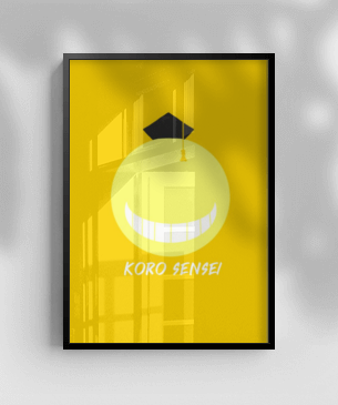 Quadro e poster Koro Sensei - Assassination Classroom - Quadrorama