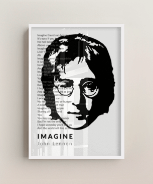 Quadro e poster War Is Over - Quadrorama