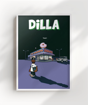 Quadro e poster J Dilla - Quadrorama