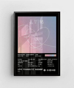 Quadro e poster Bts - Love Yourself: Tear - Quadrorama
