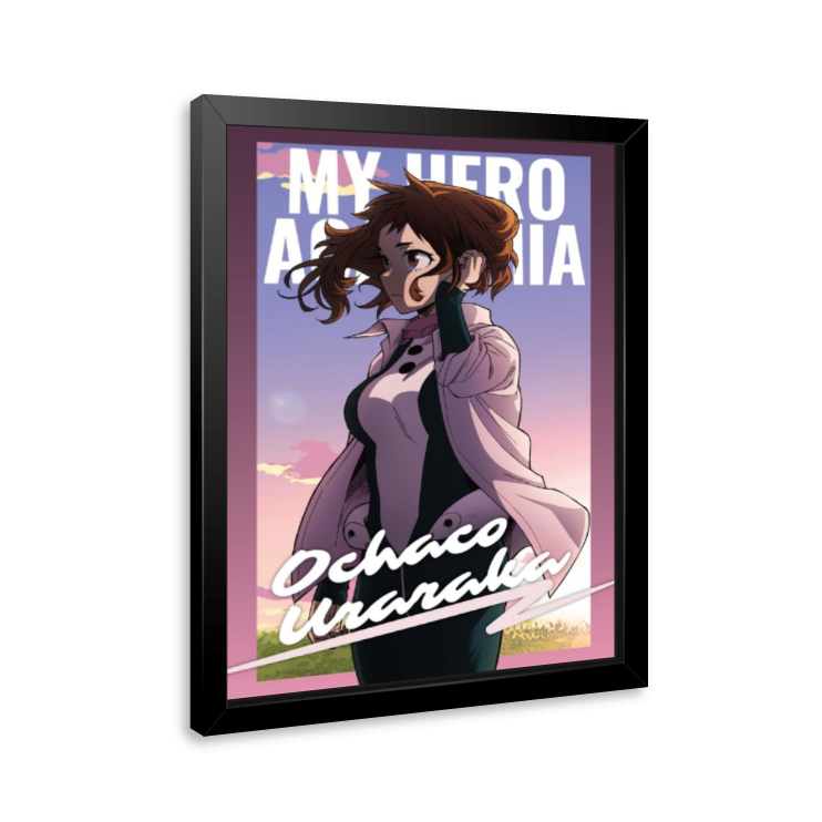 Quadro e poster Ochaco Uraraka - Boku no Hero - Quadrorama
