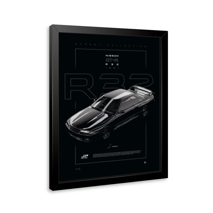 Quadro e poster Nissan Skyline GT-R R32 1991 - Quadrorama