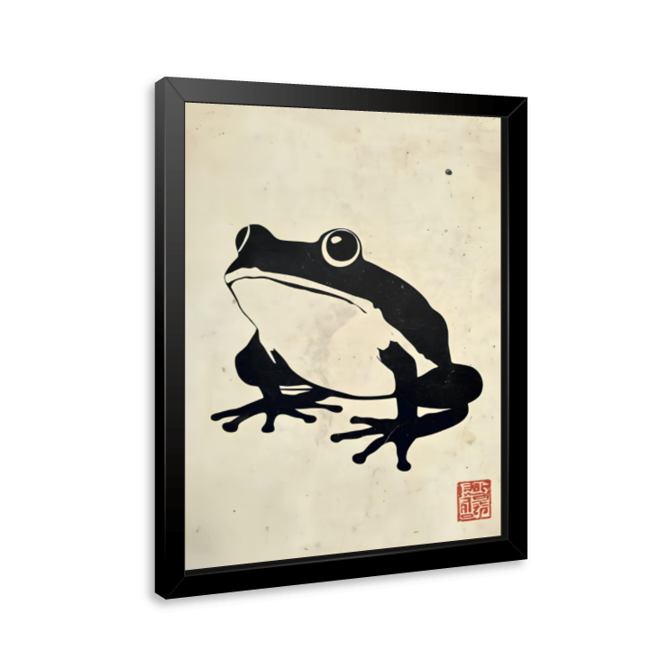 Quadro e poster Sapo - Matsumoto Hoji - Quadrorama