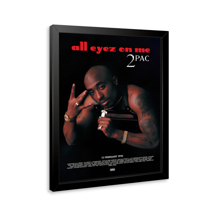 Quadro e poster Tupac Shakur - All Eyez on Me - Quadrorama