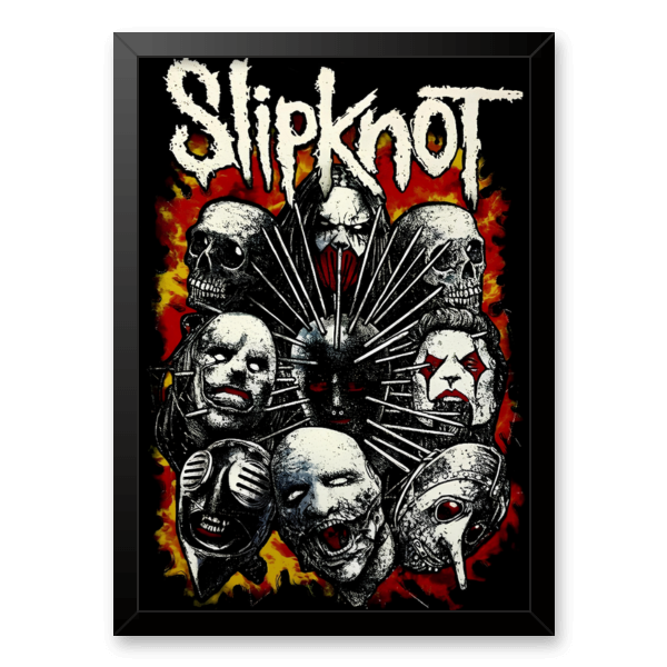 Quadro e poster Banda Slipknot - Quadrorama