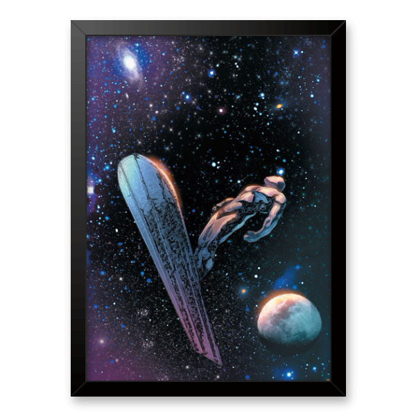 Quadro e poster Surfista Prateado no Espaço - Quadrorama