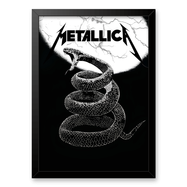Quadro e poster Metallica - Black Album - Quadrorama