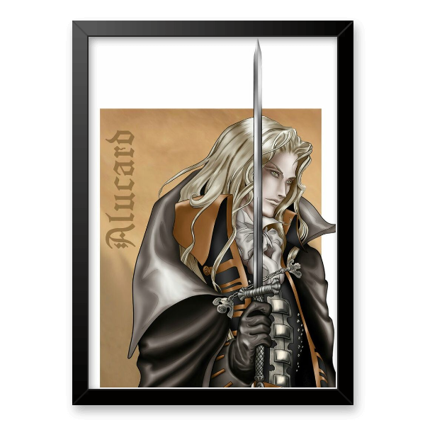 Quadro e poster Alucard Sword - Castlevania - Quadrorama