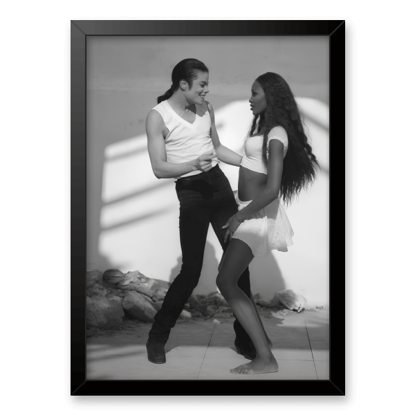 Quadro e poster Naomi Campbell e Michael Jackson - Quadrorama
