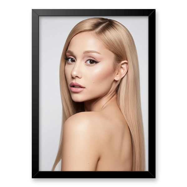 Quadro e poster Ariana Grande Loira - Quadrorama