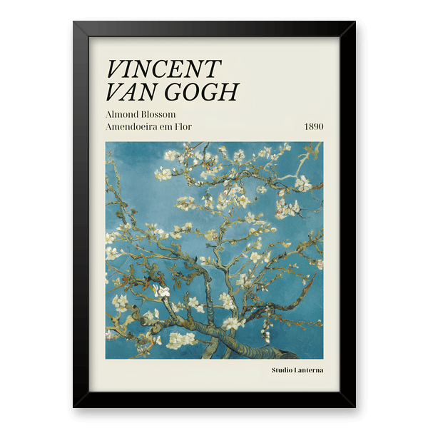 Quadro e poster Poster Van Gogh - Amendoeira em Flor - Quadrorama