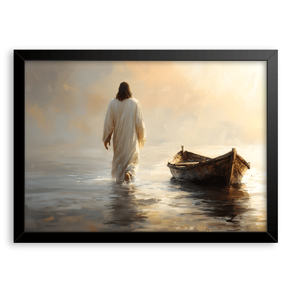 Quadro e poster Jesus Cristo sob o Mar - Quadrorama